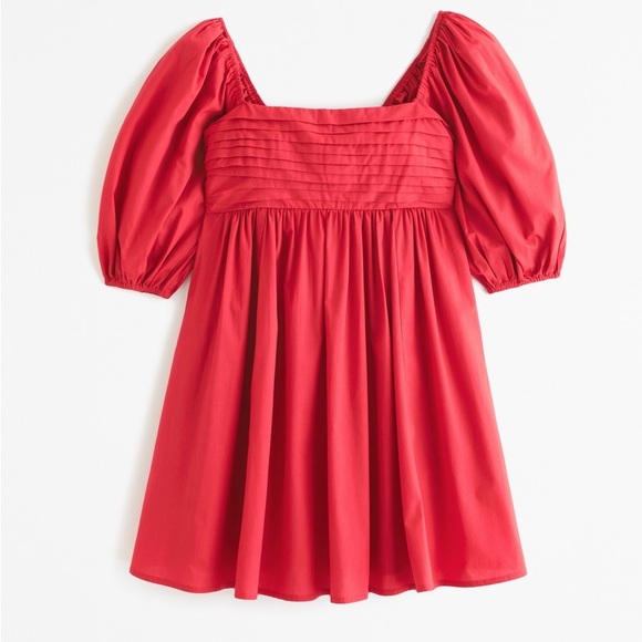 Emerson Poplin Puff Sleeve Mini Dress - Picture 1 of 5
